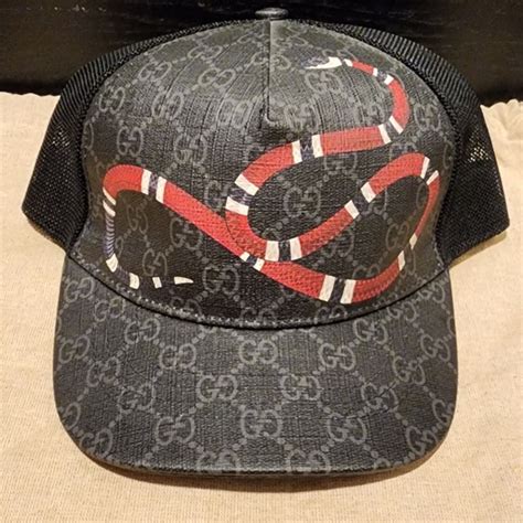 Kingsnake print GG Supreme baseball hat 